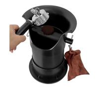 large capacity, Parti di ricambio for Knock Box adatte for fondi di caffè espresso con base antiscivolo rimovibile, contenitore for la raccolta dei fondi di caffè, nero,knock box