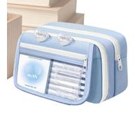Large Capacity Pencil Case 9 Layer Soft Cute Pen Bag With Compartments