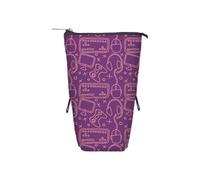 Large Capacity Pencil Case | Retractable Funny Pen Storage Bag | Standing S | Standing School Pencil Case Organizer For Classroom Travel Home Office Study Boys Girls Teens Women Teacher