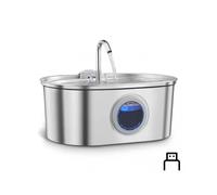 Large Capacity Pet Water Fountain Whisper-Quiet Operation for Peaceful Homes for Indoor Use