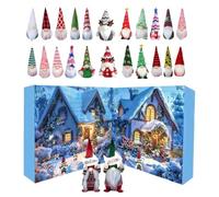 Large Christmas Gnome Countdown Calendar 2025, 24Pcs Christmas Gnomes Countdown Calendar (B)