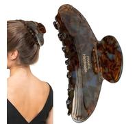 Large Claw Clips for Women, 4.1 Inch Cellulose Acetate Marble Claw Clip, Non Slip Hair Jaw Clips for Thin to Thick Hair, Stylish Hair Accessories for Women Girls