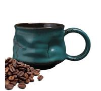 Large Coffee Mug - Ceramic Mug Irregular Shape Coffee Cups | Large Ceramic Earthenware Mugg, Portable Handmade Pottery Aesthetic Muug For Home Hot Ice Drink