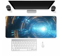 Large Gaming Mouse Mat Code Halo, mouse Pad 900x400mm, Computer Keyboard Mousepad Extended Desk Mat, Soft Smooth Surface and Anti-Slip Rubber Base for Office/gaming