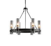 Large ge Lampada a sospensione industriale a forma di ruota, stile retrò, per soffitti alti e isole da cucina, decorazione rustica per la casa, design unico con illuminazione a sospensione