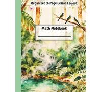 Large Graph Paper Math Notebook Organized Note-Taking & Practice for 30 Math Lessons | 90 Pages | 8.5" x 11": Organize your Lesson Notes, record ... lesson for anything you need to write down
