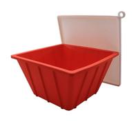 Large Ice Block Mold - 23x23x12.3cm Cold Plunge Tub Large Ice Silicone Mold | Convenient Cleaning Functional Drinks Cooling Water Chiller Mould Leak-Proof For Men Athletes Father Husband Adults Women