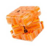 Large Labyrinth 3D Puzzle Maze Cube, Engaging Brain Teaser Toy, 3D Maze Cube, Improve Spatial Recognition and Cultivate Logical Thinking (Orange)