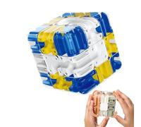 Large Labyrinth 3d Puzzle Maze Cube - Engaging Brain Teaser Toy,3d Maze Puzzle Cube Brain Teaser Game,logical Challenge 3x3,for Stress Relief & Logic Development-F