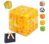 Large Labyrinth 3D Puzzle Maze Cube - Engaging Brain Teaser Toy, Labyrinth Puzzle Cube Interactive Maze Game for Kids and Adults, High - Difficulty Puzzle for Developing Cognitive Skill (C)