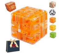 Large Labyrinth 3D Puzzle Maze Cube - Engaging Brain Teaser Toy, Labyrinth Puzzle Cube Interactive Maze Game for Kids and Adults, High - Difficulty Puzzle for Developing Cognitive Skill (D)