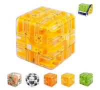 Large Labyrinth 3D Puzzles Maze Cube - engaging brain teaser toy,Educational Focus Game Gift for Adults Teens,Improve Spatial Recognition and Cultivate Logical Thinking (Green)