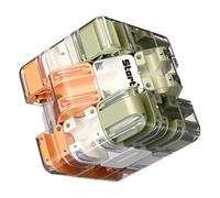 Large Labyrinth 3D Puzzles Maze Cube, Puzzles Maze Cube, Engaging Brain Teaser Toy, Spatial Awareness Brain Training Toy, Educational Focus Game Gift for Adults Teens (Nature)