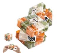 Large Labyrinth 3D Puzzles Maze Cube,Rubik Race Game,3D Cube Maze Games for Kids 8-12,Improve Spatial Recognition and Cultivate Logical Thinking,Stress Balls for Adults (yellow green, 2pcs)