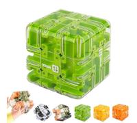 Large Labyrinth Puzzle Maze Cube - Engaging Brain Teaser Toy, with Smart Puzzle Maze Roller Ball, Improve Spatial Recognition and Cultivate Logical Thinking, for Adults Teens (Style C)