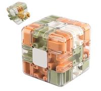 Large Labyrinth Puzzle Maze Cube - Engaging Teaser Toy,Spatial Awareness Training Toy for Logic Development,Educational Focus Game Gift for Adults (Three Colors)