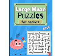 Large Maze Puzzles for Seniors: 103 Engaging Mazes with Solutions | Winter-Themed Brain Games for Adults & Seniors