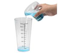 Large Measuring Cup, Mixing Pouring Jug, 10x3.82 Iinches Accurate Dilution Ratio Tool, Strong Transparent Container Accessory, Functional Clean Design Style for Home Car Wash Use