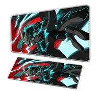 Large monster anime mouse pad, XXL mouse board/anti slip pearl base, sewn edges, large office desk pad, gaming anime rectangular mouse pad, suitable for computer enthusiasts (B, 35.5x19.6 in)