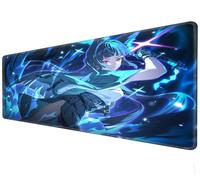 Large mousepad | Waterproof XXL mouse pad | Non slip rubber base | Girl anime game mouse pad suitable for PC and laptop gaming keyboard pad (G, 70×30c'm)