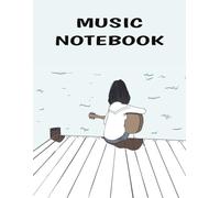 Large Music Notebook for Girls - 100 Blank Sheets, 10 Staves Per Page: Music Manuscript Paper for Guitar, Piano and Composition | 8.5x11 in | Notebook for Teens, Kids and Students
