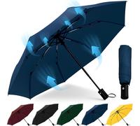Large Ombrello Pieghevole Antivento Pioggia Da Viaggio Ombrello Automatico Ombre