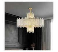 Large Pendant Light Classic Glass Chandelier Lighting Luxury Lamp Light Living Room Decor Villa Chandelier Lamp