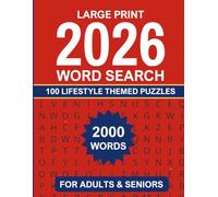 Large Print 2026 Word Search: 100 Easy-to-Read Puzzles to Sharpen Your Mind, Improve Memory, and Reduce Stress
