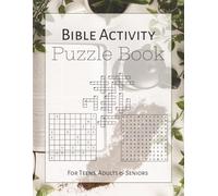 Large Print Bible Activity Book: Filled with Crossword Puzzles, Sudoku, and Word Searches | 8.5x11inches, 156 pages | 100+ Activity’s and 900+ Words | ... Holidays, Great for Vacations and Free Times