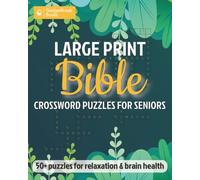 Large Print Bible Crossword Puzzle Book for Seniors by Gadgetbreak Books: Fun & Easy-to-Read Christian Crosswords | Scripture-Based Clues for Seniors ... for Relaxation, Memory & Brain Exercise
