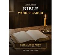 Large Print Bible Word Search: 25 Inspirational Themed Puzzles for Seniors - Extra Large Print
