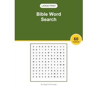 Large Print Bible Word Search: 60 Big Print Bible Puzzles | Fun and Relaxing Brain Games and a Great Gift Idea for Adults and Seniors