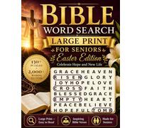 Large Print Bible Word Search Easter Edition: Large Print for Seniors: Easter Edition