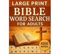 Large Print Bible Word Search for Adults: 250 Relaxing Puzzles to Strengthen Your Faith: Inspirational Word Search Puzzles Featuring Easy-to-Read ... Looking for Relaxation and Spiritual Growth