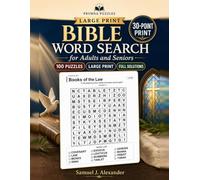 Large Print Bible Word Search for Adults and Seniors: 100 Jumbo Print Scripture Puzzles with KJV Bible Verses, Hymns & Books of the Bible - For Adults, Seniors & Teens, With Complete Solutions
