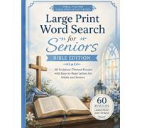 Large Print Bible Word Search for Seniors - Pencil Playtime: 60 Scripture-Themed Puzzles with Easy-to-Read Letters for Adults and Seniors