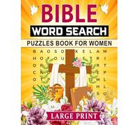 Large Print Bible Word Search Puzzles Book For Women: Meaningful Scripture Words Arranged for Peaceful Activity
