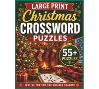 Large Print Christmas Crossword Puzzles 55+ Puzzles