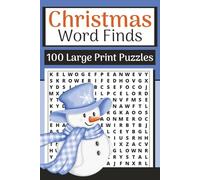 Large Print Christmas Word Finds Book - 6×9": 100 Winter Word Search Puzzles | 3000 Words