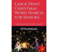 Large Print Christmas Word Search for Seniors: 50 Big Print Religious and Traditional Holiday Puzzles | Nativity Santa Carols Advent | Easy-to-Read ... Christmas Gift for Seniors and Grandparents