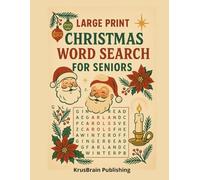 Large Print Christmas Word Search for Seniors: 80+ Easy Holiday Puzzles to Relax, Improve Memory, and Enjoy the Christmas Spirit