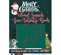 Large print Christmas Word Search, Stocking Stuffers: Brain Game and Fun Holiday Activity Book for Kids, Adults and Seniors. A Seasonal Activity and ... Large Print Word Search Puzzles for Seniors.