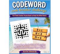 Large Print Codeword Puzzle Book for Seniors: Relaxing Code Word Puzzles to Calm and Focus Your Mind Vol 2