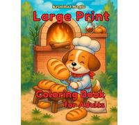 Large Print Coloring Book for Adults.: Dementia Coloring Book for Seniors. Bold and Easy Dogs Coloring Pages for adults with Low Vision