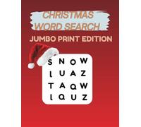 LARGE PRINT CRISTMAS WORD SEARCH BOOK FOR SENIORS WITH JUMBO LETTERS: Holiday puzzule FOR ADULTS WITH EASY TO READ WITH GIANT PRINT & PERFECT GIFT FOR PERENTS