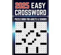 Large Print Crossword Easy Puzzle Book For Adults: Engaging 80 Puzzles Travel Size Large Print Crossword For Stress Relief & Travel Fun