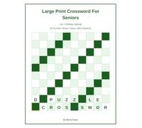 Large Print Crossword For Seniors: Vol. 4 Holiday Special Ramadan & Eid