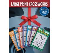 Large print Crosswords Puzzle book for adult: Relaxing Brain Games with Easy-to-Read Large Print Crosswords for Seniors and Adults - Improve Memory, Boost Focus, and Enjoy Hours of Fun