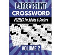 Large Print Easy-Medium Crossword Puzzles for Adults & Seniors: Volume 2