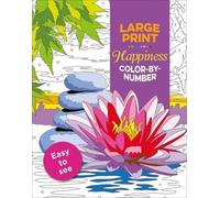 Large Print Happiness Color-By-Number (Tascabile) Color-By-Number